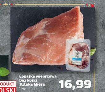 Netto Łopatka wieprzowa bez kości sztuka mięsa oferta