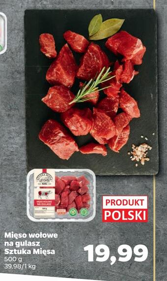 Netto Mięso wołowe na gulasz sztuka mięsa oferta