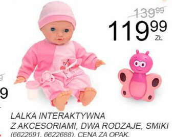 Smyk Lalka interaktywna smiki oferta