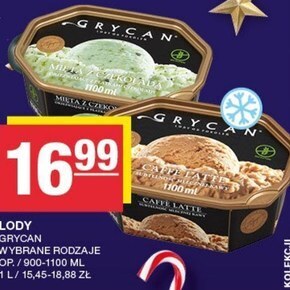 Spar Grycan lody malaga 1100 ml oferta