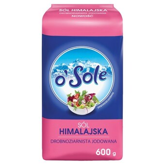 Stokrotka Market O'sole sól himalajska drobnoziarnista jodowana 600 g oferta