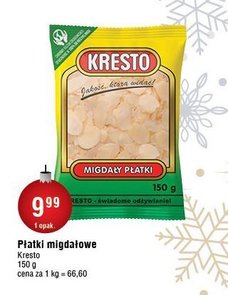 Migdały płatki kresto