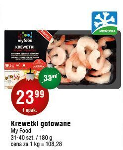 E.Leclerc Krewetki gotowane myfood oferta