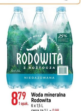 E.Leclerc Woda niegazowana rodowita z roztocza oferta