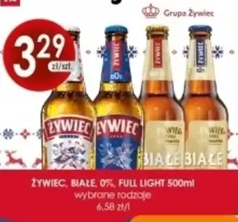 Rabat Grupa Żywiec  Żywiec białe, 0%, full light 500ml wybrane rodzaje oferta