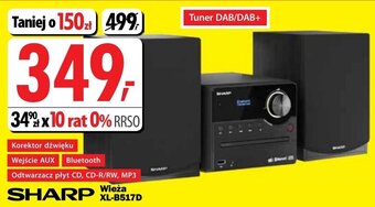 Media Expert Sharp Wieża XL-B517D oferta