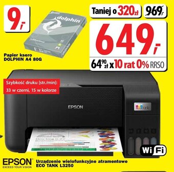 Media Expert Epson Urządzenie wielofunkcyjne atramentowe ECO TANK L3250 oferta