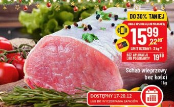 Polomarket Schab wieprzowy bez kości 1kg oferta