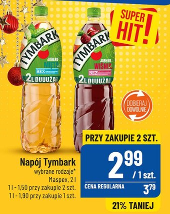 Polomarket Maspex Tymbark Napój wybrane rodzaje 1l oferta