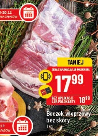 Polomarket Boczek wieprzowy bez skóry 1kg oferta