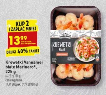 Biedronka Krewetki Vannamei białe Marinero 225g oferta