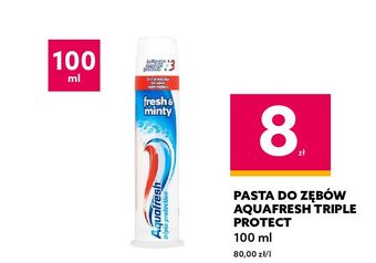 Dealz Pasta do zębów fresh & minty aquafresh triple protection oferta