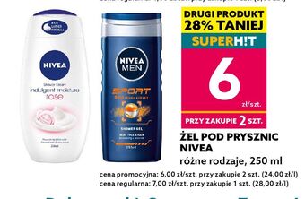 Dealz Żel pod prysznic indulgent moisture rose nivea oferta