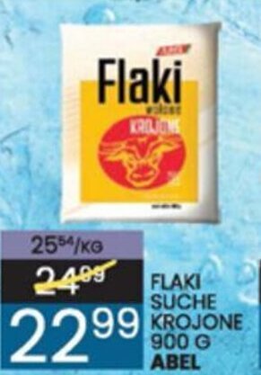 Wafelek Abel flaki suche krojone 900g oferta