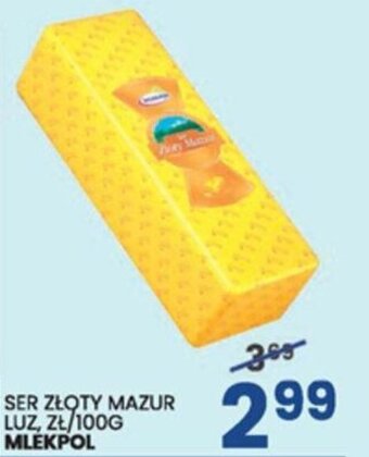 Wafelek Mlekpol ser złoty mazur 100g oferta