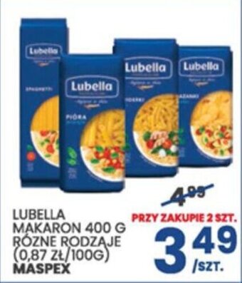 Wafelek Maspex lubella makaron 400g oferta