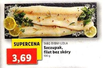 Lidl Szczupak filet bez skóry 100g oferta