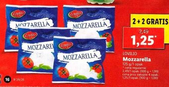 Lidl Mozzarella 125g oferta