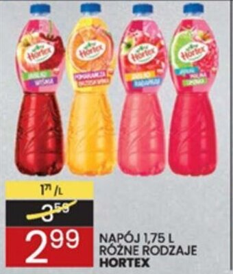 Wafelek Hortex napój 1.75l oferta