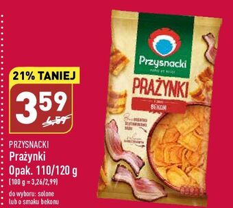 ALDI Prażynki bekonowe przysnacki oferta