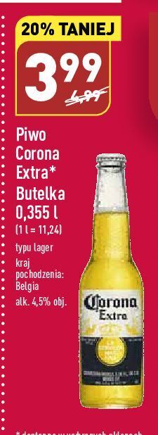 ALDI Piwo corona extra oferta