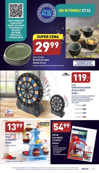 ALDI Naczynia do tapas home creation oferta
