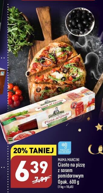 ALDI Ciasto na pizzę z sosem pomidorowym mama mancini oferta