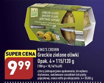 ALDI Oliwki zielone drylowane king's crown (aldi) oferta