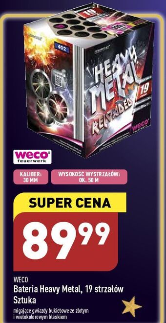 ALDI Bateria heavy metal reloaded weco oferta