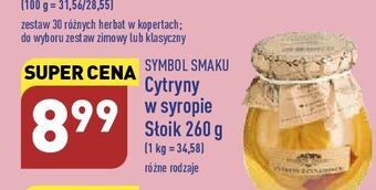 ALDI Cytryny w syropie symbol smaku oferta