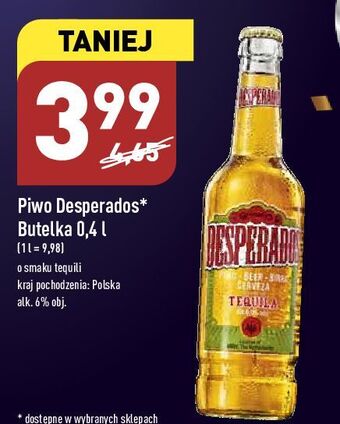 ALDI Piwo desperados oferta