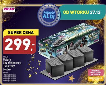 ALDI Bateria sky of diamonds 152 strzały weco oferta
