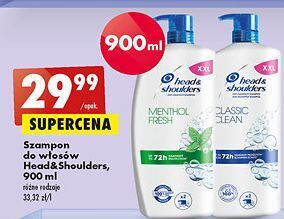 Biedronka Szampon do włosów classic clean head&shoulders oferta