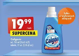 Biedronka Żel zmiękczający wodę przeciw kamieniowi calgon oferta