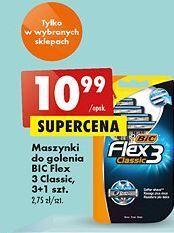 Biedronka Maszynka do golenia classic bic flex 3 oferta