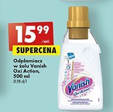 Biedronka Odplamiacz w żelu vanish oxi action oferta