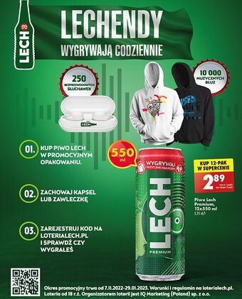 Biedronka Piwo lech premium oferta