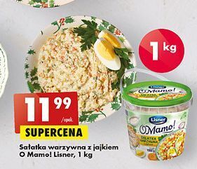 Biedronka Sałatka warzywna z jajkiem lisner o mamo! oferta