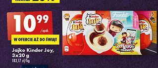 Biedronka Jajko z niespodzianką kinder joy oferta