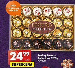 Biedronka Bombonierka ferrero collection oferta