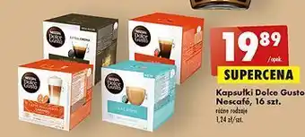 Biedronka Kawa latte macchiato caramel nescafe dolce gusto oferta