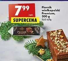 Biedronka Piernik wielkopolski premium z nadzieniem śliwkowym twoje słodkie chwile oferta