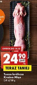 Biedronka Tusza z królika kraina mięs oferta