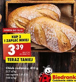 Biedronka Chleb rodzinny oferta