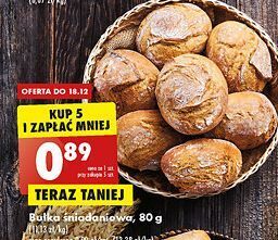 Biedronka Bułka śniadaniowa oferta