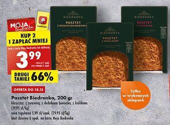 Biedronka Pasztet z żurawiną biedronka oferta