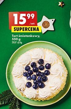 Biedronka Tort śmietankowy oferta