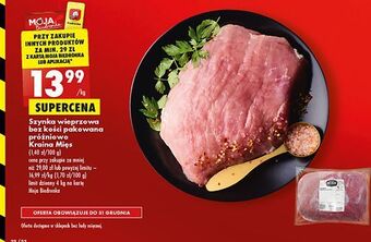 Biedronka Szynka wieprzowa bez kości kraina mięs oferta
