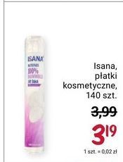 Rossmann Płatki kosmetyczne bawełniane isana oferta
