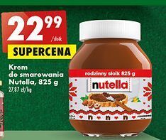 Biedronka Krem czekoladowo-orzechowy nutella oferta